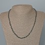 Collier d’hématite Crâne, diamètre 5 × 6 × 5 mm ±, longueur 46 cm ±