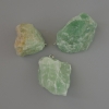 Pendentif en fluorite naturelle brute, diamètre 24×22 à 36×28 mm +/- assortiment