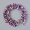 Perles de phosphosidérite naturelle, forme copeau, diamètre 11×3 mm, longueur 39 cm sur fil