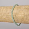 Bracelet en amazonite, pierre naturelle, rondelles, diamètre 4x2 mm, longueur 18 cm ± (élastique)