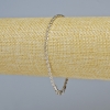 Bracelet Xuping rhodié, épaisseur environ 2,5 mm, longueur 19 cm