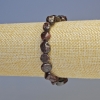 Bracelet grenat, pierre naturelle facettée, diamètre 9×10 mm ± (élastique), longueur 18 cm+