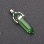 Pendentif hexagone vert 8×35×41 mm