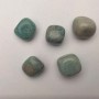 Amazonite naturel en galutage, 21×18 mm (+-), conditionnement 100 g
