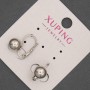 Boucles d'oreilles Xuping rhodium 8×15 mm