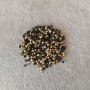 Strass noirs, diamètre 3 mm (±), emballage 4 g (±)