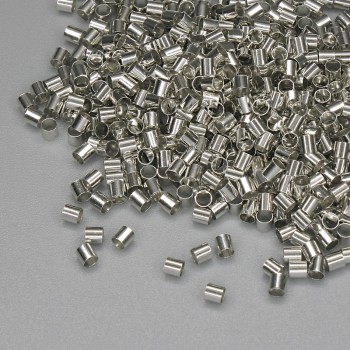 Billes à sertir «zahipi», diamètre 2 mm, couleur métal argenté, emballage 5 grammes