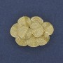 Broche-pendante Accent doré