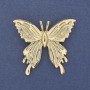 Broche Papillon en métal doré 45×42 mm+
