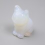 Statuette souvenir de chatte en pierre de lune 40 × 30 × 23 mm+