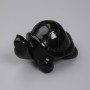 Statuette-souvenir «Tortue» en agate noire 55×33×35 mm+