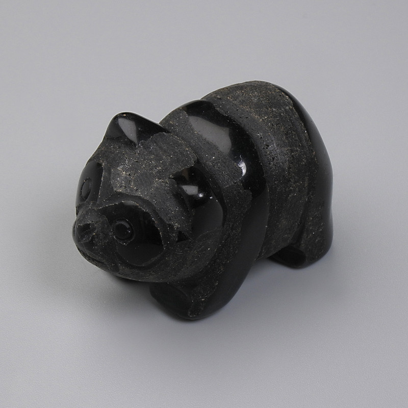 Statuette-souvenir panda en agate 40×25×22 mm+
