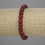 Bracelet en tourmaline, billes facettées de 7,5 mm ±, longueur 18 cm ± élastique