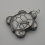 Pendentif Tortue en hématite 40×30 mm+