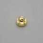 Embout-capuchon doré pour perle, diamètre 8×1 mm ±, trou 3 mm+