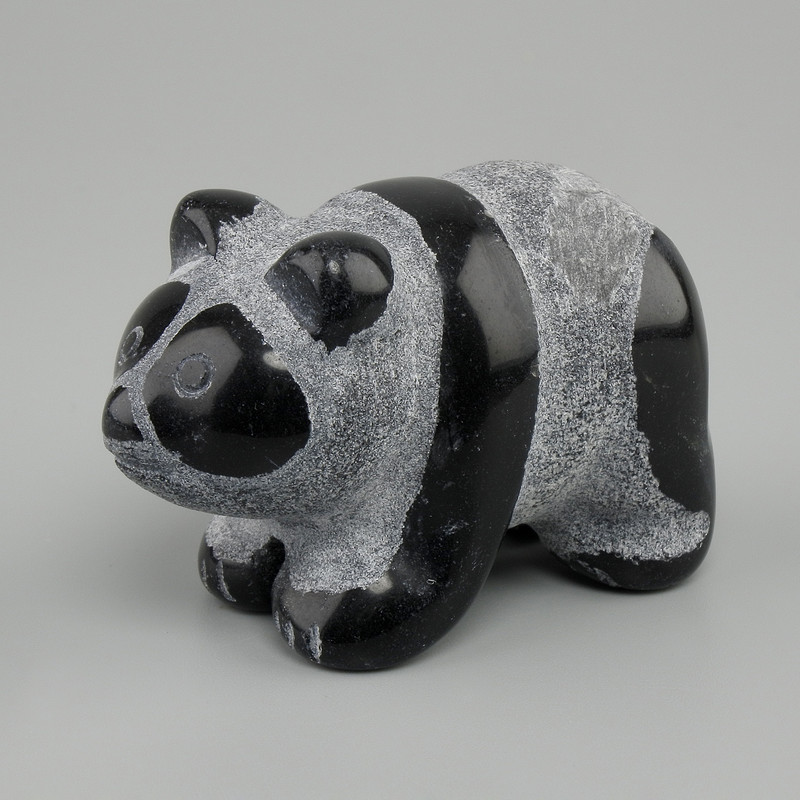 Statuette Panda en Agate 50 × 30 × 25 mm+