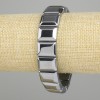 Bracelet térahertz maillons ovales, diamètre 16×12 mm, longueur environ 18 cm, élastique