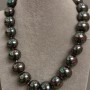 Collier de perles de Majorque, longueur 45 cm ± avec fermoir