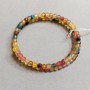 Bracelet de perles sur fil mémoire
