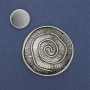 Broche magnétique Accent métal argenté 41 mm+