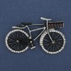 Broche Vélo avec strass argentés