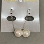 Boucles d'oreilles en perles de Majorque, longueur 40 mm +
