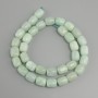 Perles Jadeïte barillet, diamètre 11×9 mm, longueur 38 cm