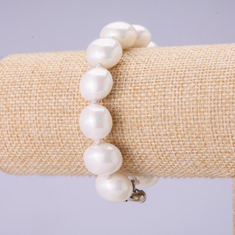 Bracelet Majorque, diamètre 15×12 mm, longueur 19 cm