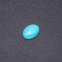 Cabochon en turquoise (pressé) 25×18 mm