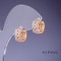 Boucles d'oreilles Xuping 6×12 mm dorure 18K