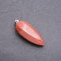 Pendentif en pierre d'aventurine « sable doré » 50x20 mm (±)