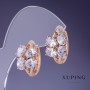 Boucles d'oreilles Xuping 18×13 mm «dorure 18K»
