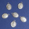 Pendentif Saint Martin, diamètre 12×18 mm, diamètre intérieur 1,8 mm, emballage 20 g ±, 18 pièces