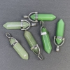 Pendentif en jade hexagonal de 4 cm