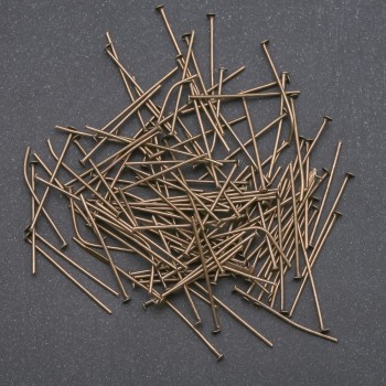 Épingle à tête boule bronze, longueur 26 mm, 0,5 kg