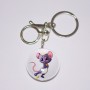 Porte-clés Misha, diamètre 4×3 cm, longueur 9,5 cm