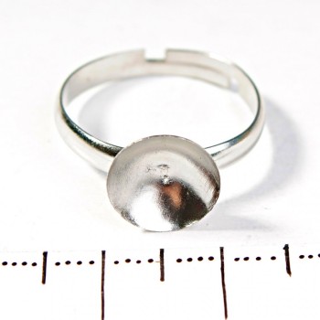 Prix par paquet /10 pièces, Base ronde pour bagues, coupelle de 10 mm
