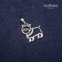 Pendentif Xuping Chien 14 × 15 × 20 mm rhodié