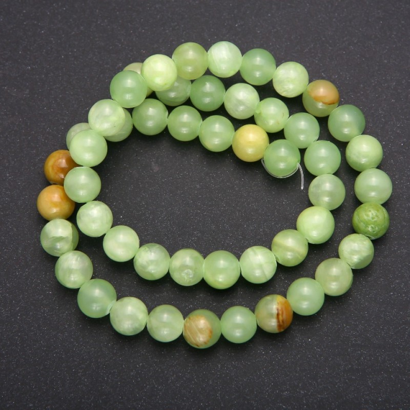 Perles d'onyx, diamètre 8,5 mm, fil de 38 cm