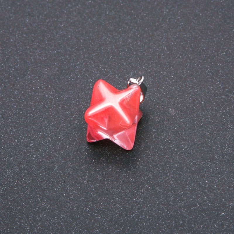 Pendentif Mérkabah tourmaline 10×10 mm