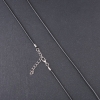 Prix par lot de 10 pièces — cordon ciré pour pendentifs, diamètre 2,5 mm, longueur 60 cm, noir