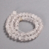 Perles sur fil en pierre naturelle quartz rose rondelle lisse, diamètre 9×7 mm + -, longueur 39 cm +