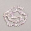 Perles sur fil en kunzite naturelle, éclats 8×3 mm, longueur 39 cm