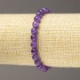 Bracelet en lépidolite (artificiel) perles lisses, diamètre 6 mm ± (élastique)