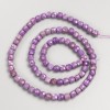 Perles naturelles en phosphosidérite facettées cubiques sur fil, diamètre 4–5 mm, longueur 38 cm ±