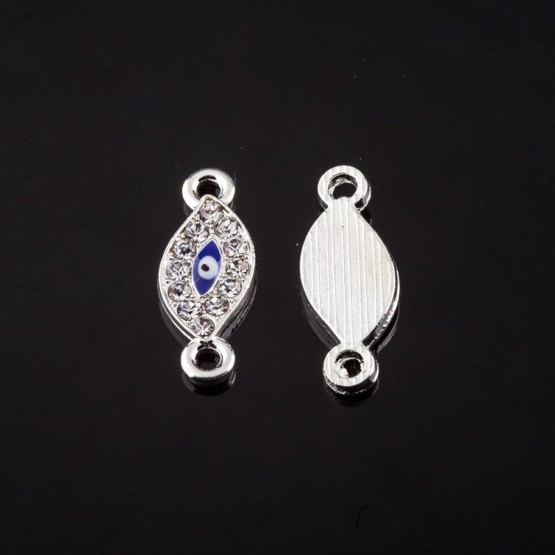 Pendentifs «Œil» 23×9 mm, lot de 4 pièces
