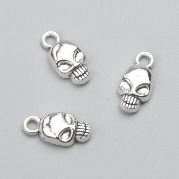 Fourniture : pendentif Crâne 15×7 mm – conditionnement 20 pièces ±, 20 g