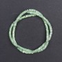 Perles nacrées menthe disque 4x2 mm sur fil