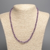 Collier en fosfosidérite naturelle, cubes facettés 4×4 mm, longueur 48 cm +