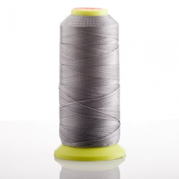 Bobine de fil capron gris clair, diamètre 0,6 mm, pour loisirs créatifs 500 m